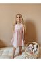 Brode Fabric Strap Girl's Dress