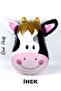 Safari Themed Cow Figured Foil Balloon 51X54.5 cm - Foil Balloon