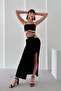 Belden, Boyundan Tie Bustiers, Sandy Suit with Skirt - 4