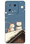 Xiaomi Mi 13 Compatible Cat Pattern Phone Case + Screen Protector - 5780