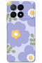Poco X6 Pro Compatible Flower Pattern Phone Case + Screen Protector - 5799