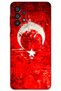 Galaxy A53 Compatible Turkish Flag Patterned Phone Case + Screen Protector - 5847