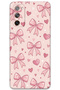 Galaxy S20 Compatible Ribbon Pattern Phone Case + Screen Protector - 5802