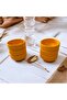 Yellow Sauce Bowl Sauce Bowl Presentation Bowl 4 Pieces Break-Resistant Porelin - 2