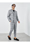 Checkered Double Breasted Suit with Pants