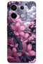 حافظة هاتف متوافقة مع نمط زهرة Poco M6 Pro + واقي شاشة - 5796