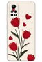 Xiaomi Redmi Note 12 Pro 4g Compatible Flower Pattern Phone Case + Screen Protector - 5789