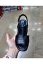 Women's Inside-Outside Genuine Leather Anatomic Sole Thick Heel Open Sandal Shoes - 2