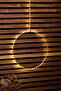 Outdoor Hanging Circle Led Light, Warm White