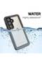 Case for Samsung Galaxy S24 Plus - ShellBox Waterproof IP68 Case - Black - 3