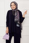 Casual Comfortable Fit Double Sandy Set Navy Blue - 2