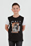 100% Cotton Palm Printed Boy's T-Shirt - 2