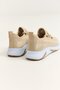 High Sole Lace-Up Sports Shoes Mink