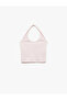 Cotton Sleeveless Piping Slim Fit Cotton Halter Neck Blouse - 4
