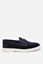 Navy blue men's loafer shoe 02ayy308520a680
