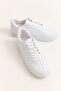 Lace-Up Model High Sole Sports Shoes White