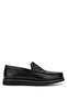Men's Genuine Leather Black Loafer Shoes