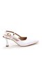 Pisagor Ps-32500 Women's Open Back Heeled Shoes - 4
