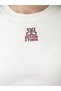 Girls' Ribbed Half Sleeve Crop T-Shirt - 6