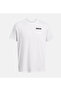 تي شيرت Ua Hw Armor Label Ss أبيض للرجال 1382831-100 - 3