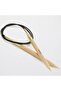 Knitpro Basix Wooden 10.00 mm 100 cm Wooden Threaded Skewer (35347) - 2