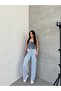 Waterway Striped Summer Blue Trousers - 8