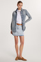 Women's Slim Fit Slim Fit Mini Denim Skirt with Pockets - 5