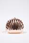 Metallic Copper Sea Shell Evening Dress Women's Stylish Mini Size Clutch Hand Bag Takss25Oc00063