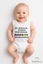 Where Do You Think This Beauty Is? You Don'T Know My Mother Written Sleeveless Baby Bodysuit Cotton Snap Body