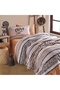 Ranforce Duvet Cover Set Single Afro V1 Salmon - 3