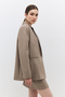 Simli Dokuma Blazer Ceket - 4