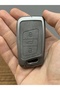 Volkswagen Passat Skoda Oktavia Superb Seat Smart Key Remote Silicone Case Leather Gray