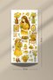 Flowers and Girls Themed Sticker Set 6-Piece for Bullet Journal and Agenda - 6