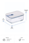 Perfect Seal Glass Storage Container 1100ml - 6