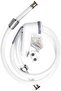 Shattaf Set White – Model RF-WSS-02, Complete Bidet Spray Kit for Bathroom Use - 6