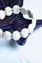 Certified Howlite and Hematite Natural Stone Bracelet - 4