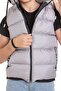 Boy's Removable Hooded Printed Lined Seasonal Puffer Vest with Pockets - 3