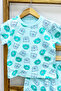 Boy's Shorts Suit Teddy Bear Printed E24 - 3