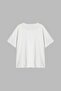 Pink Heart Printed Relaxed Fit Women's White T-Shirt - 3