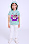 Girl's T-Shirt with Rabbit Print A3