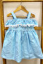 Girl's Strap Dress Lace Plaid Patterned B14 - 5