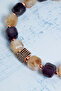 Certified Citrine, Amethyst and Hematite Natural Stone Bracelet - 3