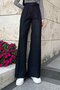 Beli Velcro Palazzo Model Trousers Black