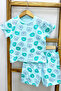 Boy's Shorts Suit Teddy Bear Printed E24 - 2
