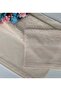 Set of 2 Etamin Stitched Towels (30X50-50X90 cm) - Kapiçino - 2