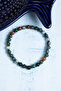 Certified Indian Agate and Hematite Natural Stone Bracelet - 2