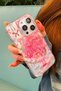 iPhone 14 Pro Max Compatible Colorful Bow Design Hologram Ins Style Imd Premium Phone Case - 6