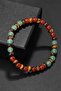TIGER EYE RED AGATE AVENTURINE NATURAL STONE BRACELET - 3