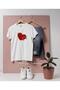 Oversize Stethoscope and Red Heart Designed Unisex T-Shirt