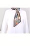 Geometric Horse Patterned Modern Design Women's Tie Scarf - 5
